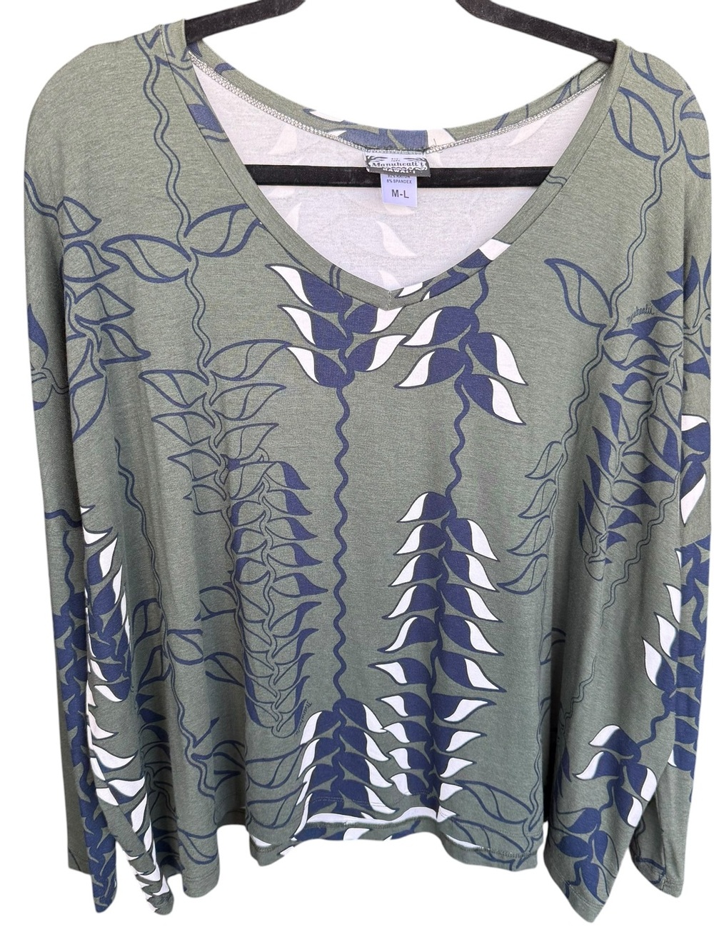 Manuhealii knit top long sleeves oversized Medium-Large